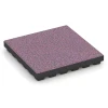 Gumijasta varovalna plošča EPDM – 210 cm von WARCO im Farbdesign Lavanda mit den Abmessungen 50 x 50 x 7 cm | 0,25 m². Produktfoto von Artikel 6445 in der Aufsicht von schräg vorne.