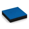 Gumijasta varovalna plošča – 300 cm von WARCO im Farbdesign Nebesno modra mit den Abmessungen 50 x 50 x 11 cm | 0,25 m². Produktfoto von Artikel 6280 in der Aufsicht von schräg vorne.