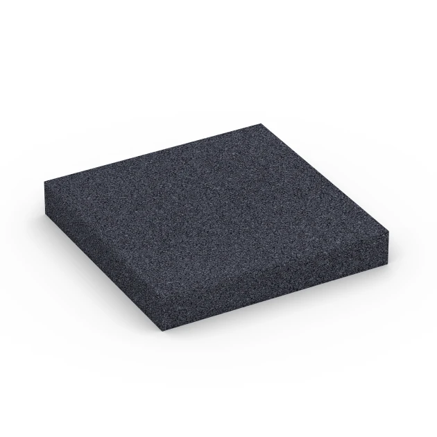 Fitness Performance Elite talna obloga za vadbo von WARCO im Farbdesign Antracit mit den Abmessungen 100 × 100 × 1,5 cm. Produktfoto von Artikel 6175 in der Aufsicht von schräg vorne.
