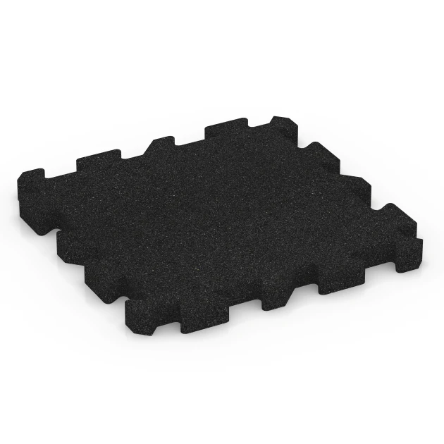 Plošče za športna igrišča von WARCO im Farbdesign Antracit mit den Abmessungen 50 x 50 x 4 cm | 0,25 m². Produktfoto von Artikel 6980 in der Aufsicht von schräg vorne.