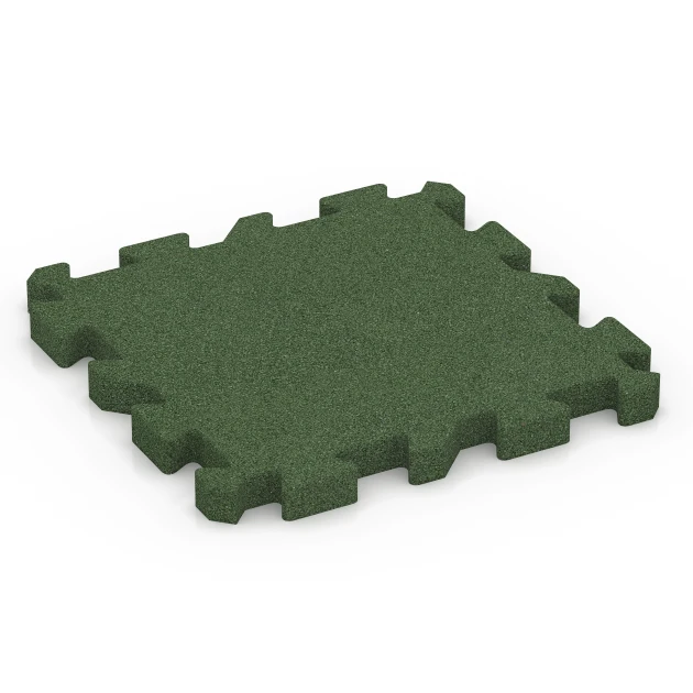 Plošče za športna igrišča von WARCO im Farbdesign Travnato zelena mit den Abmessungen 50 x 50 x 4 cm | 0,25 m². Produktfoto von Artikel 6982 in der Aufsicht von schräg vorne.