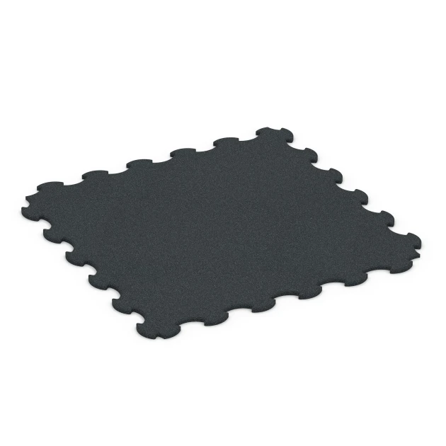 Fitnes zaščitna podlaga von WARCO im Farbdesign Antracit mit den Abmessungen 102,5 x 102,5 x 1,5 cm | 1,05 m². Produktfoto von Artikel 6376 in der Aufsicht von schräg vorne.