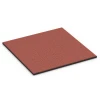 Hlevska guma von WARCO im Farbdesign Opečno rdeča mit den Abmessungen 100 x 100 x 3 cm | 1,00 m². Produktfoto von Artikel 6380 in der Aufsicht von schräg vorne.