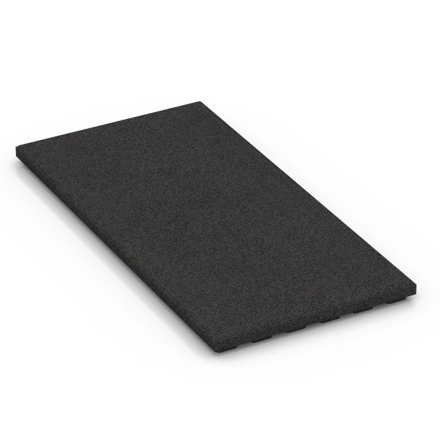 Hlevska guma Luksuz von WARCO im Farbdesign Antracit mit den Abmessungen 100 x 50 x 4,5 cm | 0,50 m². Produktfoto von Artikel 6389 in der Aufsicht von schräg vorne.