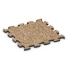 Gumijaste plošče za sejme von WARCO im Farbdesign Terakota mit den Abmessungen 46 x 46 x 1,8 cm. Produktfoto von Artikel 6916 in der Aufsicht von schräg vorne.
