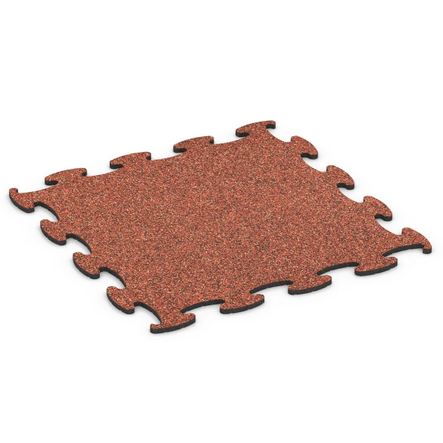 Fitnes talna obloga Max von WARCO im Farbdesign Etna mit den Abmessungen 98 x 98 × 1,8 cm. Produktfoto von Artikel 6872 in der Aufsicht von schräg vorne.