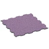 Gumijasta podloga za pasje hale von WARCO im Farbdesign Levandula mit den Abmessungen 97,1 x 97,1 × 1,8 cm. Produktfoto von Artikel 6909 in der Aufsicht von schräg vorne.