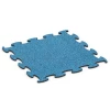 Gumijaste plošče za sejme von WARCO im Farbdesign Atlantik mit den Abmessungen 98 x 98 × 1,8 cm. Produktfoto von Artikel 6929 in der Aufsicht von schräg vorne.
