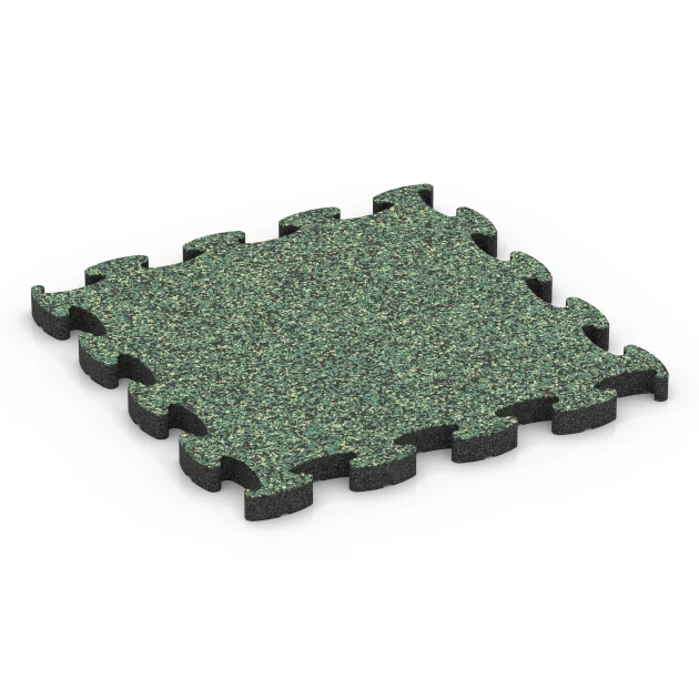 Fitnes talna obloga Max von WARCO im Farbdesign Angleška trata mit den Abmessungen 46 x 46 × 2,8 cm. Produktfoto von Artikel 6879 in der Aufsicht von schräg vorne.
