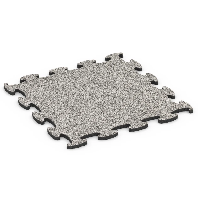 Fitness Active talna obloga von WARCO im Farbdesign Sivi granit mit den Abmessungen 98 x 98 x 2,8 cm. Produktfoto von Artikel 6851 in der Aufsicht von schräg vorne.