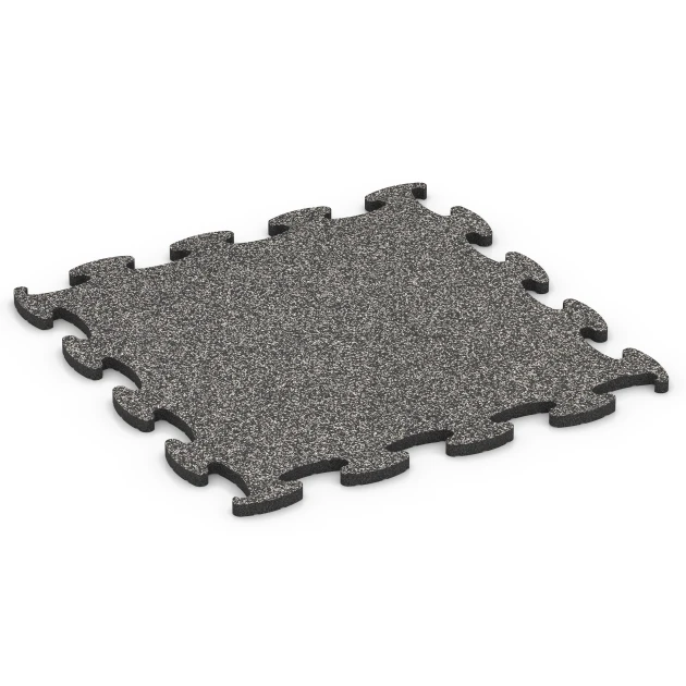 Fitnes talna obloga Max von WARCO im Farbdesign Temnosivi granit mit den Abmessungen 98 x 98 x 2,8 cm. Produktfoto von Artikel 6886 in der Aufsicht von schräg vorne.