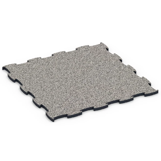 Fitnes talna obloga Max von WARCO im Farbdesign Sivi granit mit den Abmessungen 97,1 x 97,1 x 2,8 cm. Produktfoto von Artikel 6887 in der Aufsicht von schräg vorne.