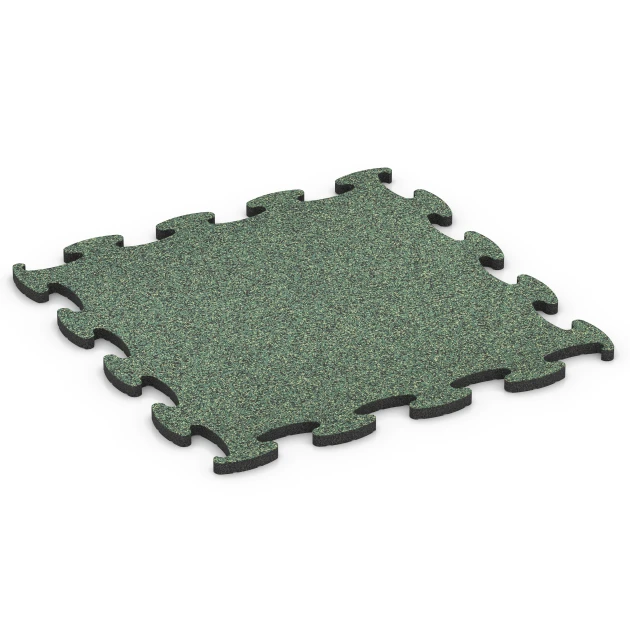 Fitnes talna obloga Max von WARCO im Farbdesign Angleška trata mit den Abmessungen 98 x 98 x 2,8 cm. Produktfoto von Artikel 6888 in der Aufsicht von schräg vorne.