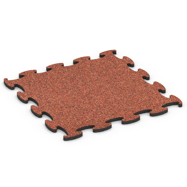 Fitnes talna obloga Max von WARCO im Farbdesign Etna mit den Abmessungen 98 x 98 x 2,8 cm. Produktfoto von Artikel 6890 in der Aufsicht von schräg vorne.