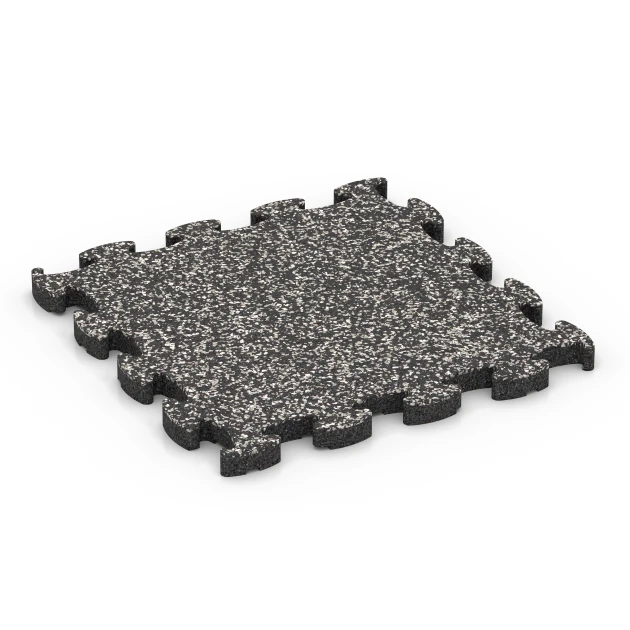 Gumijaste plošče za rob bazena von WARCO im Farbdesign Temnosivi granit mit den Abmessungen 30 x 30 x 1,8 cm. Produktfoto von Artikel 6769 in der Aufsicht von schräg vorne.