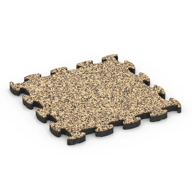 Gumijaste plošče za rob bazena von WARCO im Farbdesign Ratan mit den Abmessungen 30 x 30 x 1,8 cm. Produktfoto von Artikel 6777 in der Aufsicht von schräg vorne.