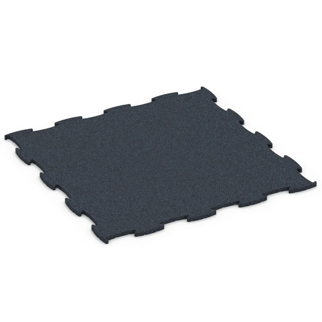 Fitness Premium športna podlaga von WARCO im Farbdesign Antracit mit den Abmessungen 99 x 99 x 1,8 cm. Produktfoto von Artikel 6962 in der Aufsicht von schräg vorne.