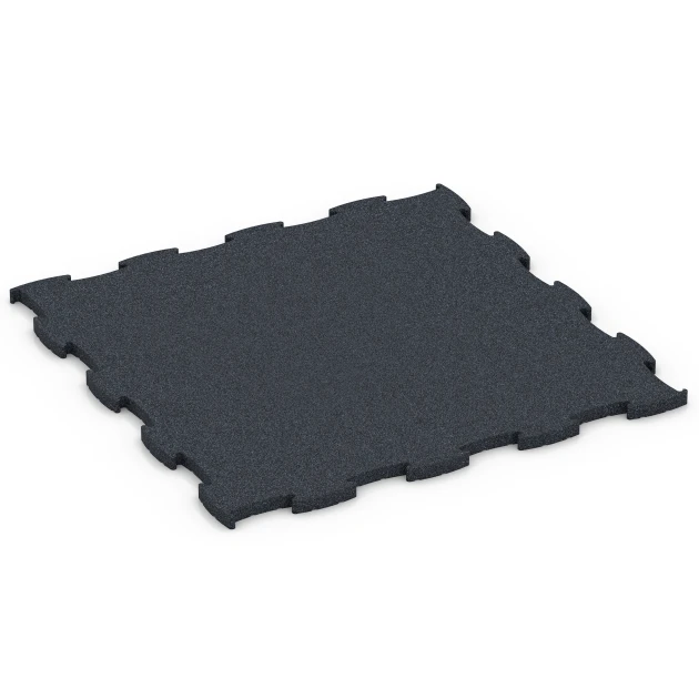 Fitness Premium športna podlaga von WARCO im Farbdesign Antracit mit den Abmessungen 99 x 99 x 2,8 cm. Produktfoto von Artikel 6963 in der Aufsicht von schräg vorne.