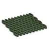 Varnostna travna rešetka von WARCO im Farbdesign Travnato zelena mit den Abmessungen 100 x 100 x 4 cm. Produktfoto von Artikel 7011 in der Aufsicht von schräg vorne.