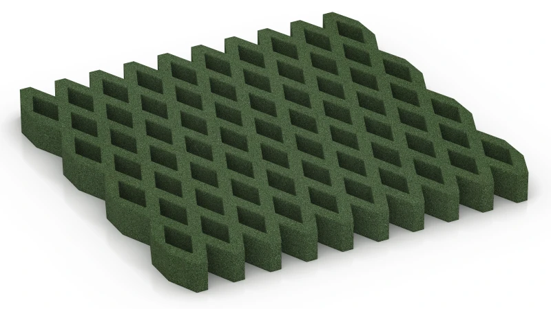 Travnato zelena