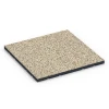 Gumijasta podloga za zunanji fitnes von WARCO im Farbdesign Travertin mit den Abmessungen 60 x 60 x 3 cm | 0,36 m². Produktfoto von Artikel 7138 in der Aufsicht von schräg vorne.