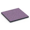 Gumijasta podloga za zunanji fitnes von WARCO im Farbdesign Lavanda mit den Abmessungen 60 x 60 x 4 cm | 0,36 m². Produktfoto von Artikel 7146 in der Aufsicht von schräg vorne.