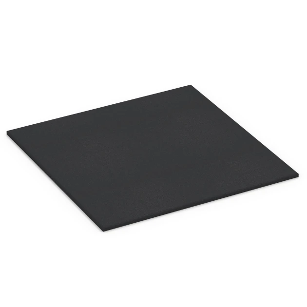 Fitness Performance Basic gumijasta talna obloga za fitnes von WARCO im Farbdesign Antracit mit den Abmessungen 100 x 100 x 2 cm | 1,00 m². Produktfoto von Artikel 7074 in der Aufsicht von schräg vorne.