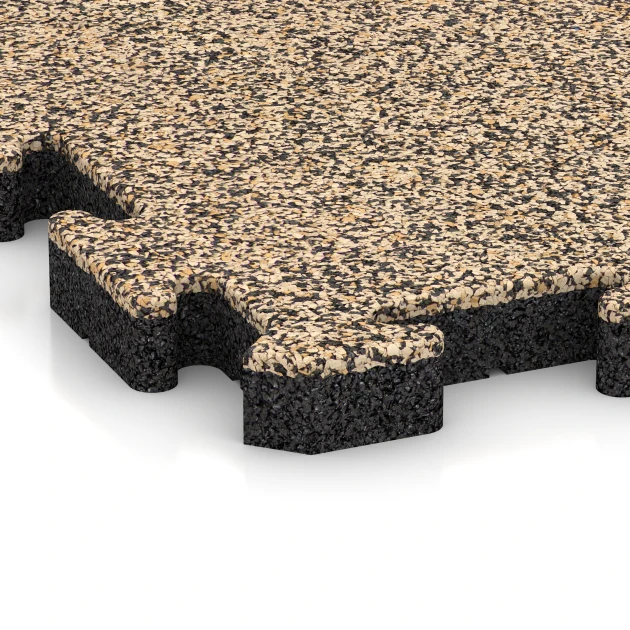 Detailaufnahme der Randausprägung von WARCO-Produkt 4009, Talna obloga za pse, Format 50 x 50 x 4 cm | 0,25 m², Farbe Travertin.