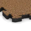 Detailaufnahme der Randausprägung von WARCO-Produkt 3410, Fitnes zaščitna podlaga HD, Format 1000 x 1000 x 40 mm, Farbe Terra Cotta.