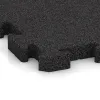 Detailaufnahme der Randausprägung von WARCO-Produkt 3481, Fitnes zaščitna podlaga HD, Format 1000 x 1000 x 40 mm, Farbe Antracit.