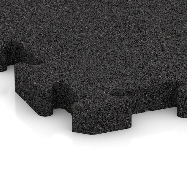 Detailaufnahme der Randausprägung von WARCO-Produkt 4070, Talna obloga za pse, Format 100 x 100 x 4 cm | 1,00 m², Farbe Antracit.