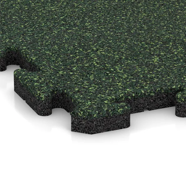 Detailaufnahme der Randausprägung von WARCO-Produkt 2658, Gehwegplatte, Format 500 x 500 x 30 mm, Farbe Angleška trava.