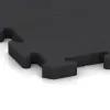 Detailaufnahme der Randausprägung von WARCO-Produkt 2612, Fitnes Podlaga Studio, Format 500 x 500 x 30 mm, Farbe Antracit.