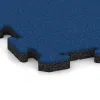 Detailaufnahme der Randausprägung von WARCO-Produkt 5810, Fitnes zaščitna podlaga, Format 1000 x 1000 x 30 mm, Farbe Chagall modra.