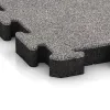 Detailaufnahme der Randausprägung von WARCO-Produkt 4563, Gumijasta športna podlaga HD, Format 500 x 500 x 50 mm, Farbe Sivi melange.