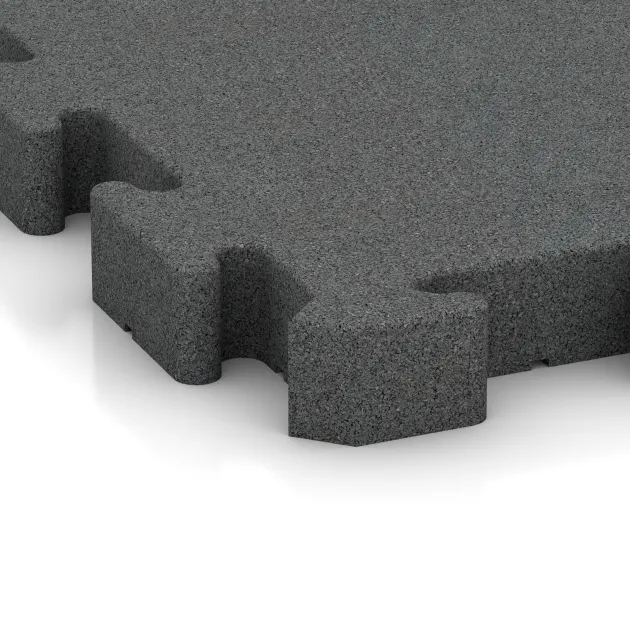 Detailaufnahme der Randausprägung von WARCO-Produkt 3165, Fitnes zaščitna podlaga, Format 500 x 500 x 50 mm, Farbe Lupkovosiva.