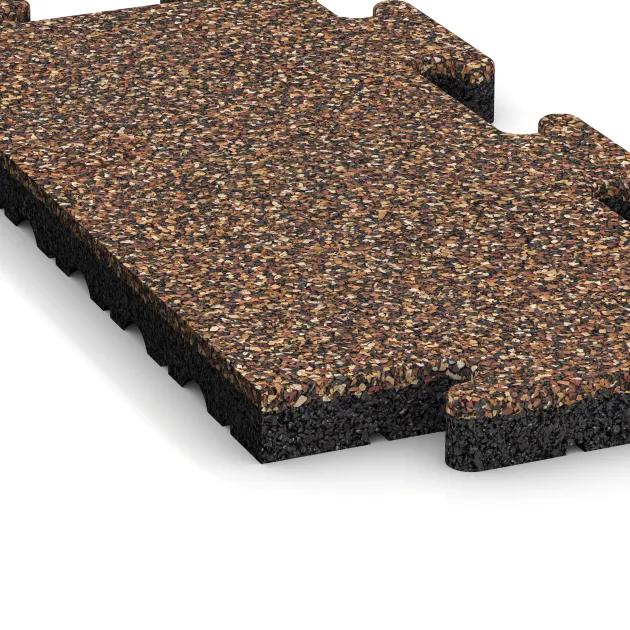 Detailaufnahme der Randausprägung von WARCO-Produkt 4863, Robna plošča, Format 500 x 235 x 30 mm, Farbe Losa in Koren.