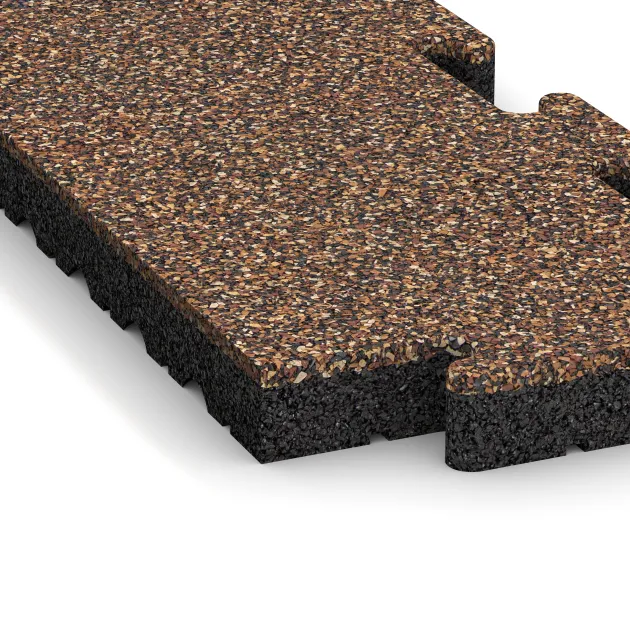 Detailaufnahme der Randausprägung von WARCO-Produkt 4946, Robna plošča, Format 500 x 235 x 40 mm, Farbe Losa in Koren.