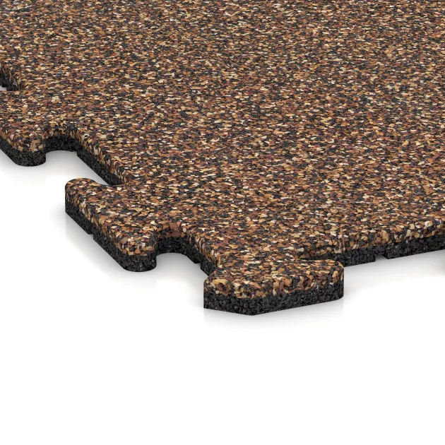 Detailaufnahme der Randausprägung von WARCO-Produkt 3944, Športna talna obloga za pse HD, Format 1000 x 1000 x 18 mm, Farbe Losa in Koren.