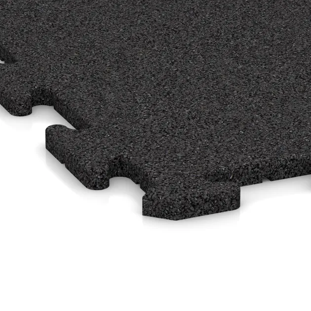Detailaufnahme der Randausprägung von WARCO-Produkt 3959, Športna talna obloga za pse HD, Format 1000 x 1000 x 18 mm, Farbe Antracit.