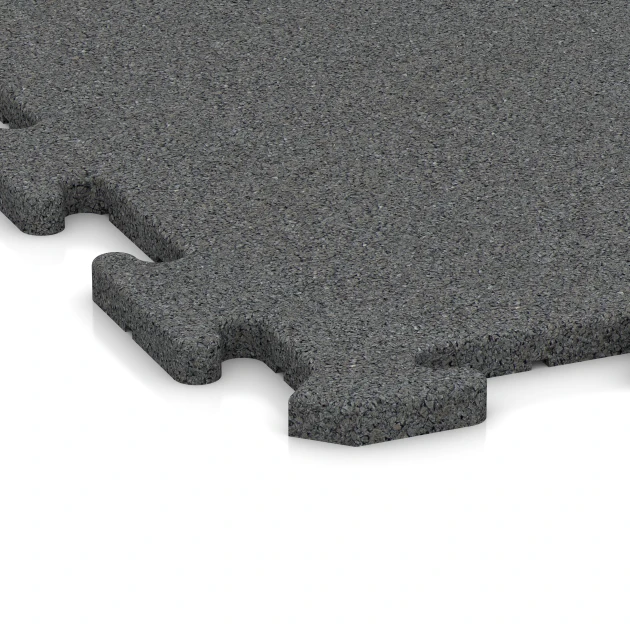 Detailaufnahme der Randausprägung von WARCO-Produkt 3956, Talna obloga za pse, Format 100 x 100 x 1,8 cm | 1,00 m², Farbe Skrilavosiva.