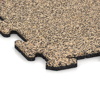 Detailaufnahme der Randausprägung von WARCO-Produkt 4800, Kotna plošča HD, Format 485 x 485 x 18 mm, Farbe Travertin.