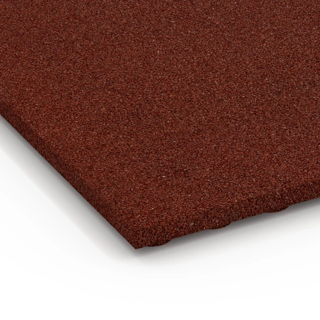 Detailaufnahme der Randausprägung von WARCO-Produkt 6645, Stallplatte, Format 100 x 50 x 3 cm, Farbe Opečno rdeča.