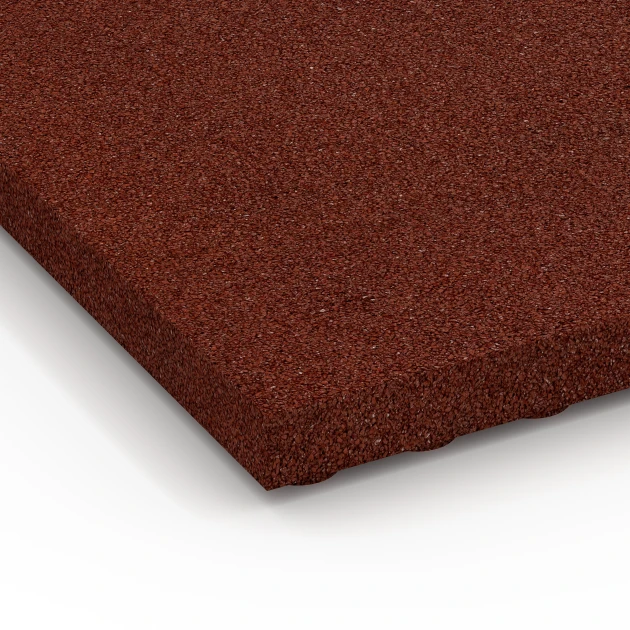 Detailaufnahme der Randausprägung von WARCO-Produkt 6649, Stallplatte Luxus, Format 100 x 50 x 5 cm, Farbe Opečno rdeča.
