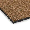 Detailaufnahme der Randausprägung von WARCO-Produkt 5481, Talna plošča za teraso 3 cm, Format 500 x 500 x 30 mm, Farbe Terra Cotta.