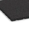 Detailaufnahme der Randausprägung von WARCO-Produkt 0526, Wandschutzplatte, Format 500 x 500 x 25 mm, Farbe Antracit.