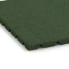 Detailaufnahme der Randausprägung von WARCO-Produkt 0528, Wandschutzplatte, Format 500 x 500 x 25 mm, Farbe Travna zelena.