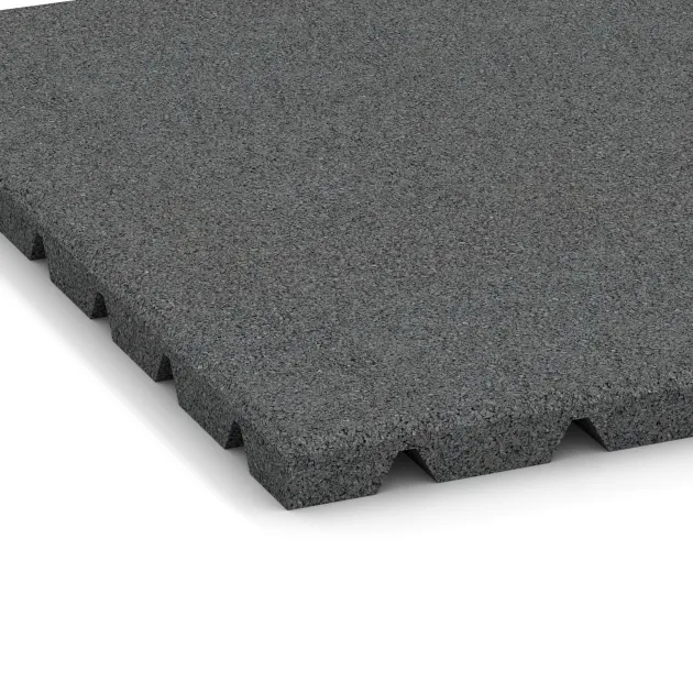 Detailaufnahme der Randausprägung von WARCO-Produkt 0529, Wandschutzplatte, Format 500 x 500 x 25 mm, Farbe Lupkovosiva.