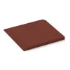 Detailaufnahme der Randausprägung von WARCO-Produkt 0468, Eck-Platte (zwei Seiten abgeschrägt), Format 500 x 500 x 40 mm, Farbe Opečno rdeča.