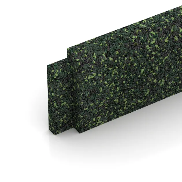 Detailaufnahme der Randausprägung von WARCO-Produkt 2259, Podnožna letev, Format 750 x 20 x 80 mm, Farbe Angleška trava.